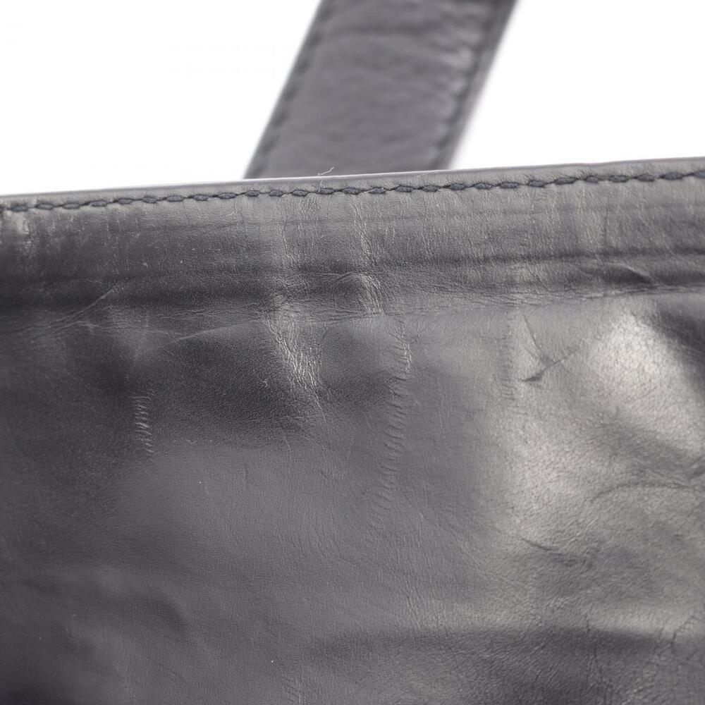 BOTTEGA VENETA Black Leather Intrecciato Tote Bag - Picture 12 of 14